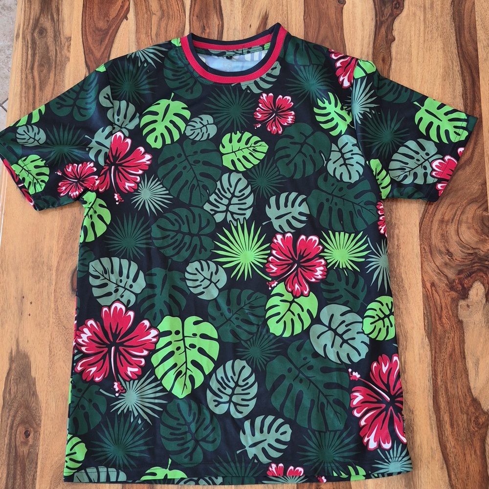 Vtg. South Pole Tropical print Top